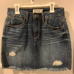 jean skirt